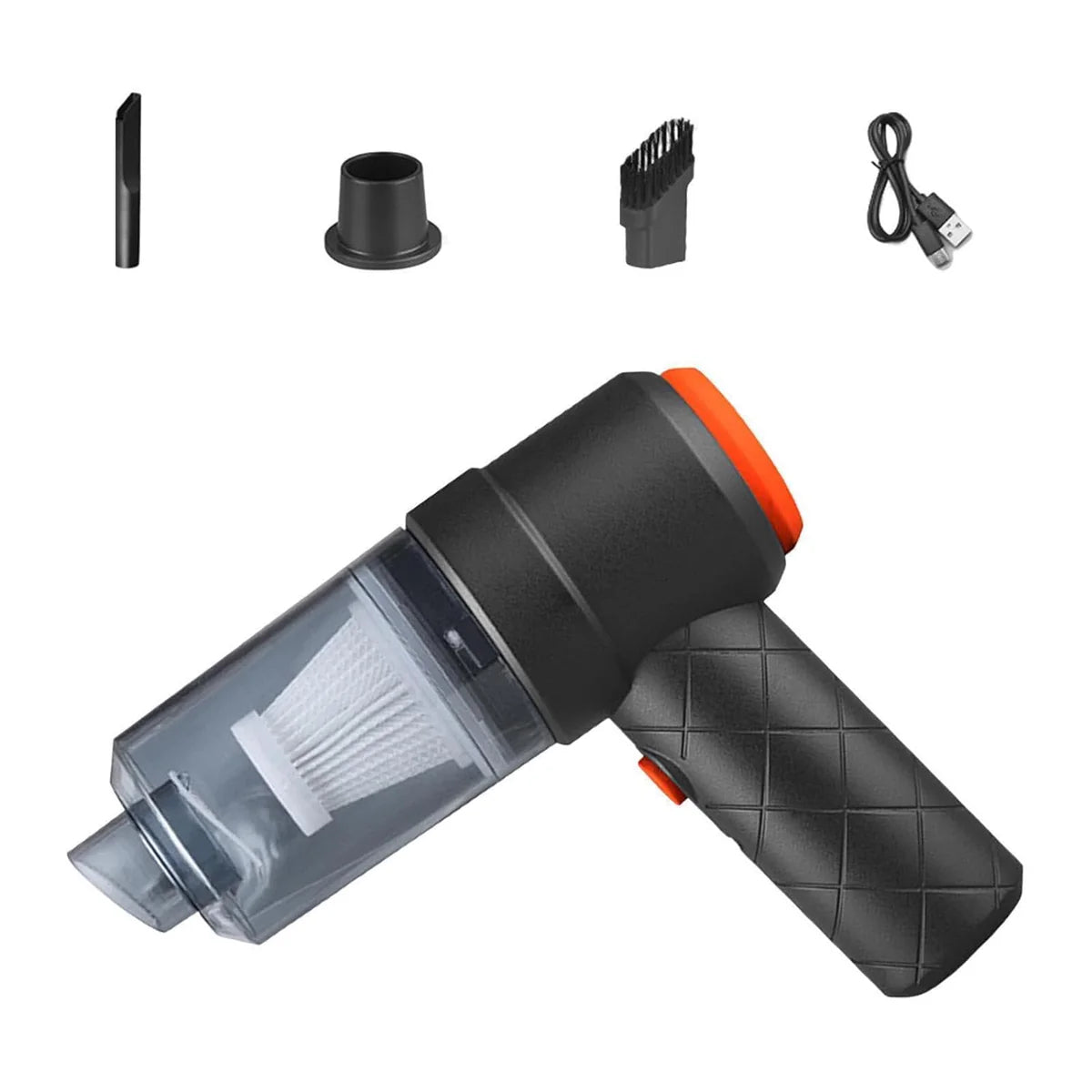 0390 Vacuum Cleaner Dust Collection 2 In 1 Car Vacuum Cleaner High-power Handheld Wireless Vacuum Cleaner Home Car Dual-use Portable Usb Rechargeable Mini Car Vacuum For Vehicle Home And Office